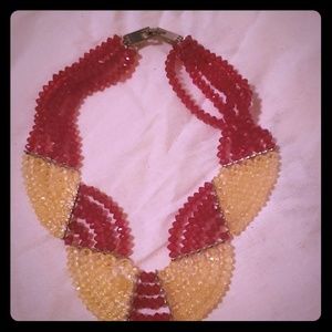 Handmade necklace and earrings